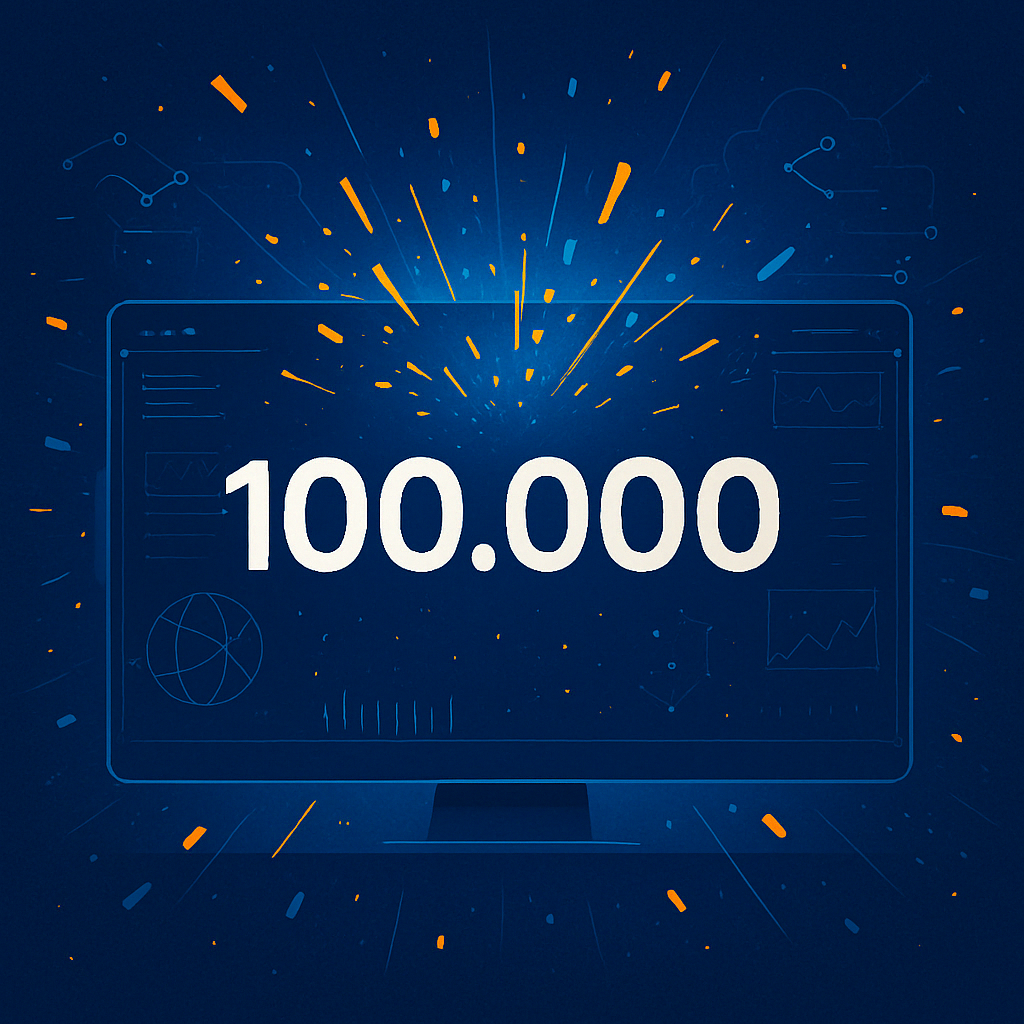 Celebrating 100000 sims active