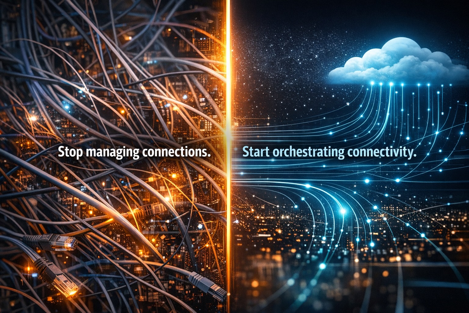Wanscale motto - stop managing connections and start orchestrating connectivity